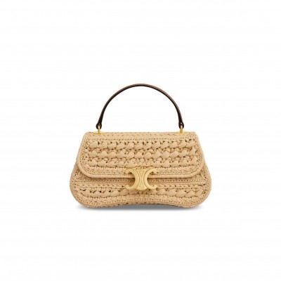 CELINE TEEN LOLA IN RAFFIA EFFECT 119862ETU.02NT (20*11.5*5cm)